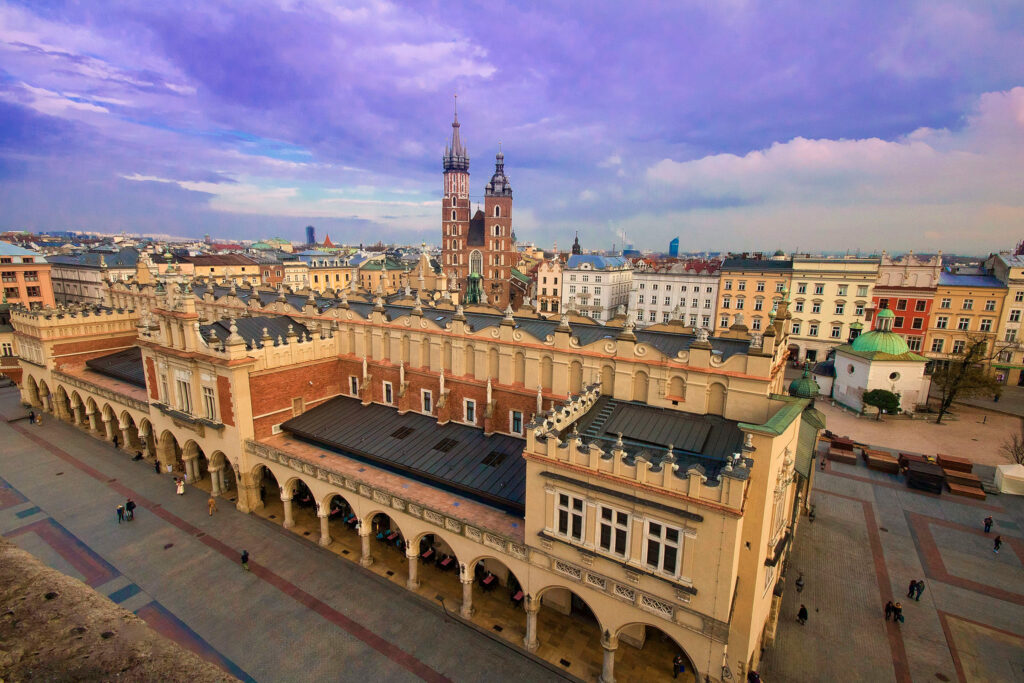 Cracovia - Piazza del mercato